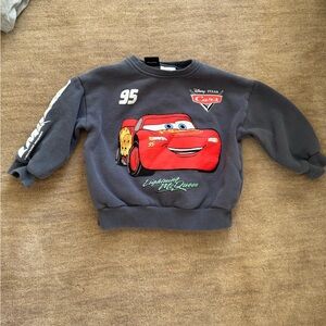 Zara lightning McQueen crewneck